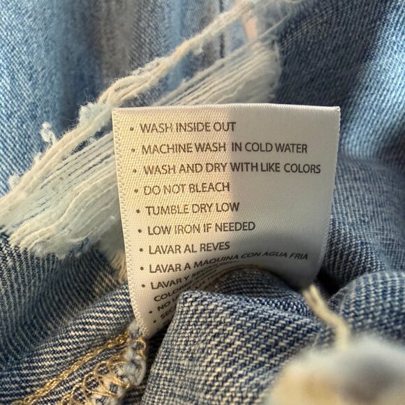 NWT Kancan Maurices Women’s Jean Jacket XL Distressed Denim Crop (Msrp $64.90) - Picture 10 of 10